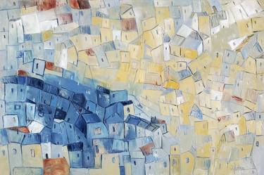 Print of Abstract Expressionism Architecture Paintings by Andrea Alonso Salinas