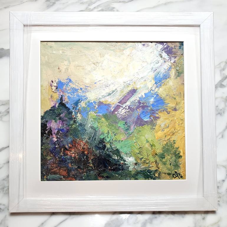 Original Abstract Landscape Painting by Andrea Alonso Salinas