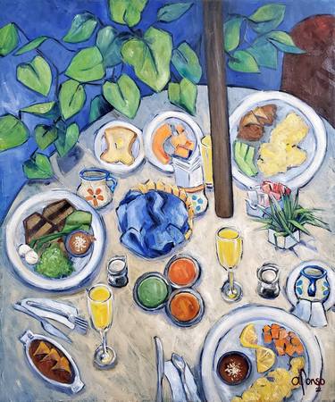 Print of Expressionism Food Paintings by Andrea Alonso Salinas