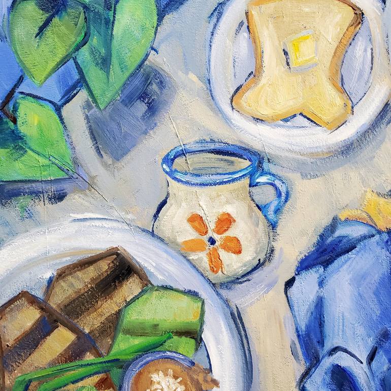 Original Expressionism Food Painting by Andrea Alonso Salinas