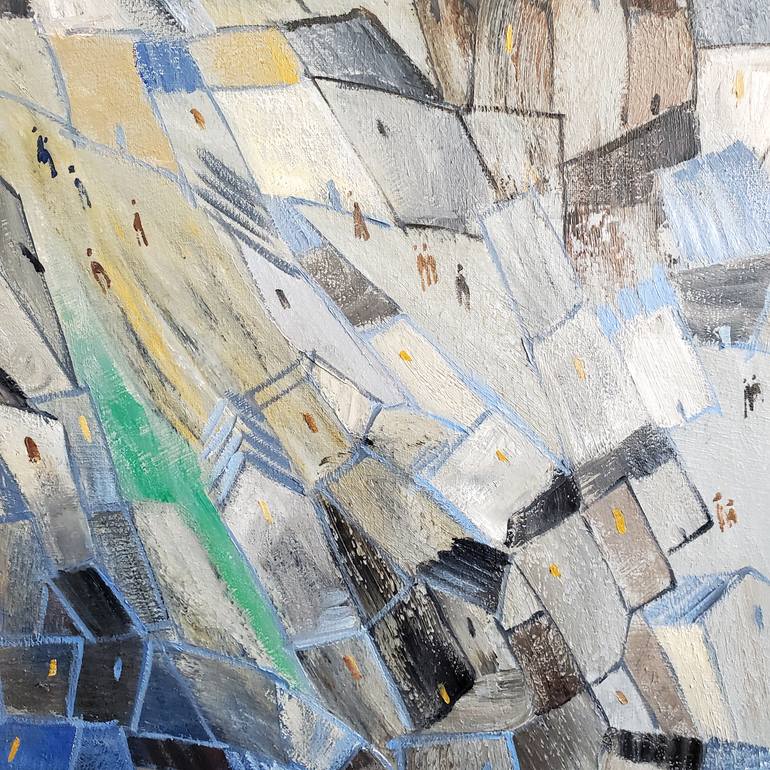Original Abstract Expressionism Landscape Painting by Andrea Alonso Salinas
