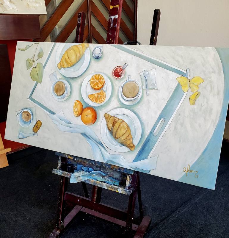 Original Cuisine Painting by Andrea Alonso Salinas