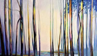 Original Abstract Landscape Paintings by Kim C Massey