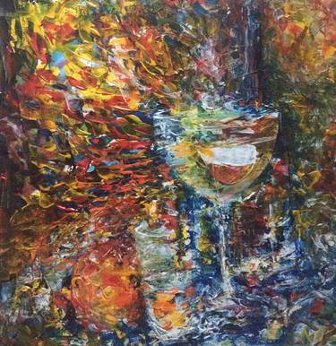 Original Abstract Expressionism Still Life Paintings by Alexander Kriegel