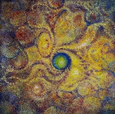 Original Symbolism Abstract Painting by Alexander Kriegel