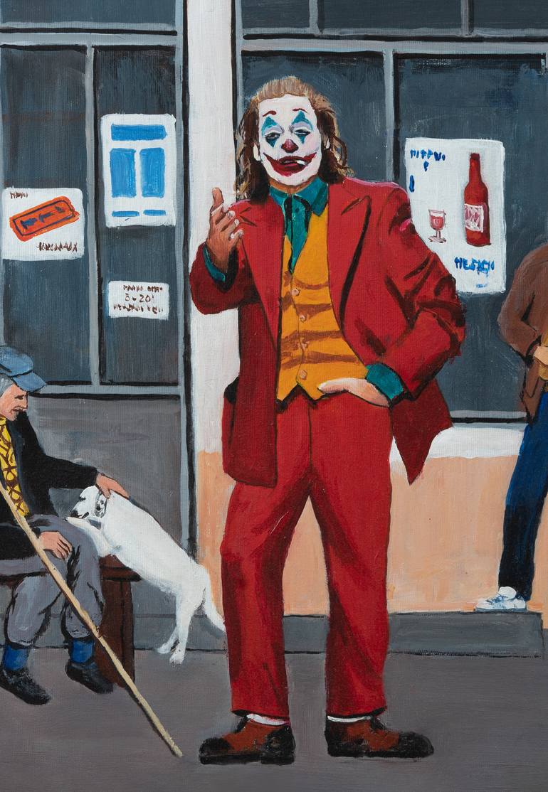 Original Figurative Cinema Painting by Momtel Europe