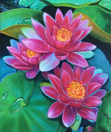 Lotus Pond Paintings