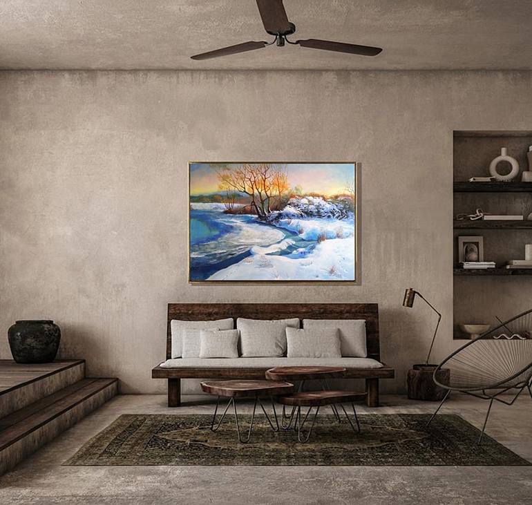 Original Contemporary Landscape Painting by Olga Begisheva K