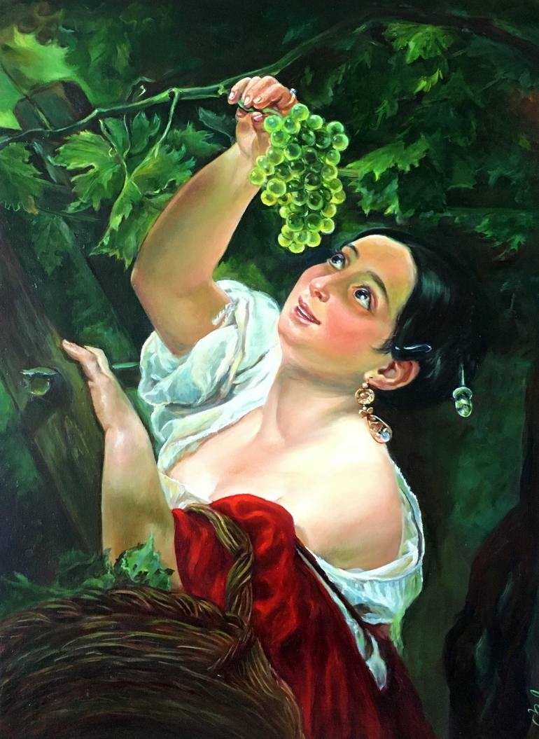Original Women Painting by Olga Begisheva K