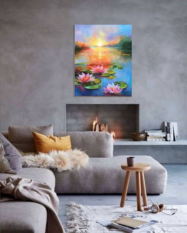 Original Contemporary Landscape Printmaking by Olga Begisheva K