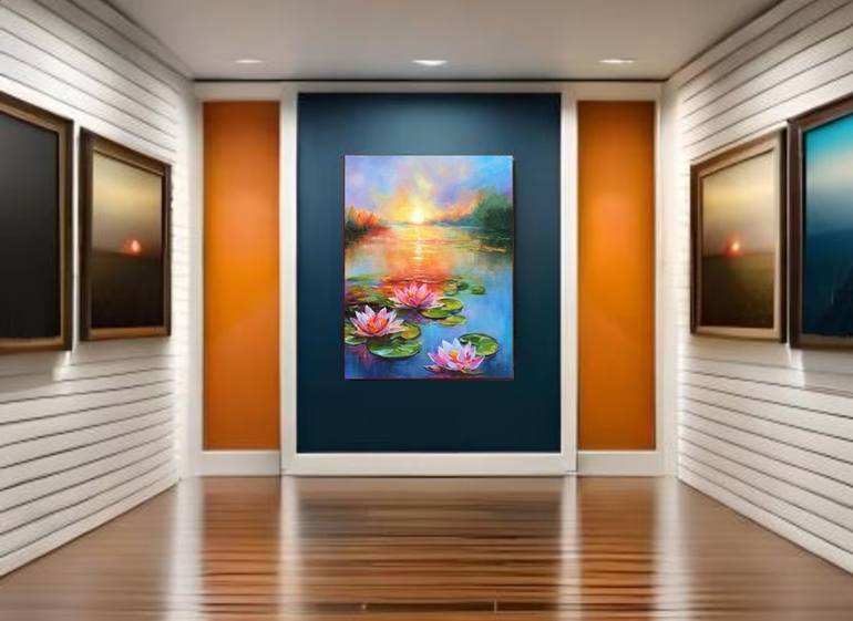 Original Contemporary Landscape Printmaking by Olga Begisheva K