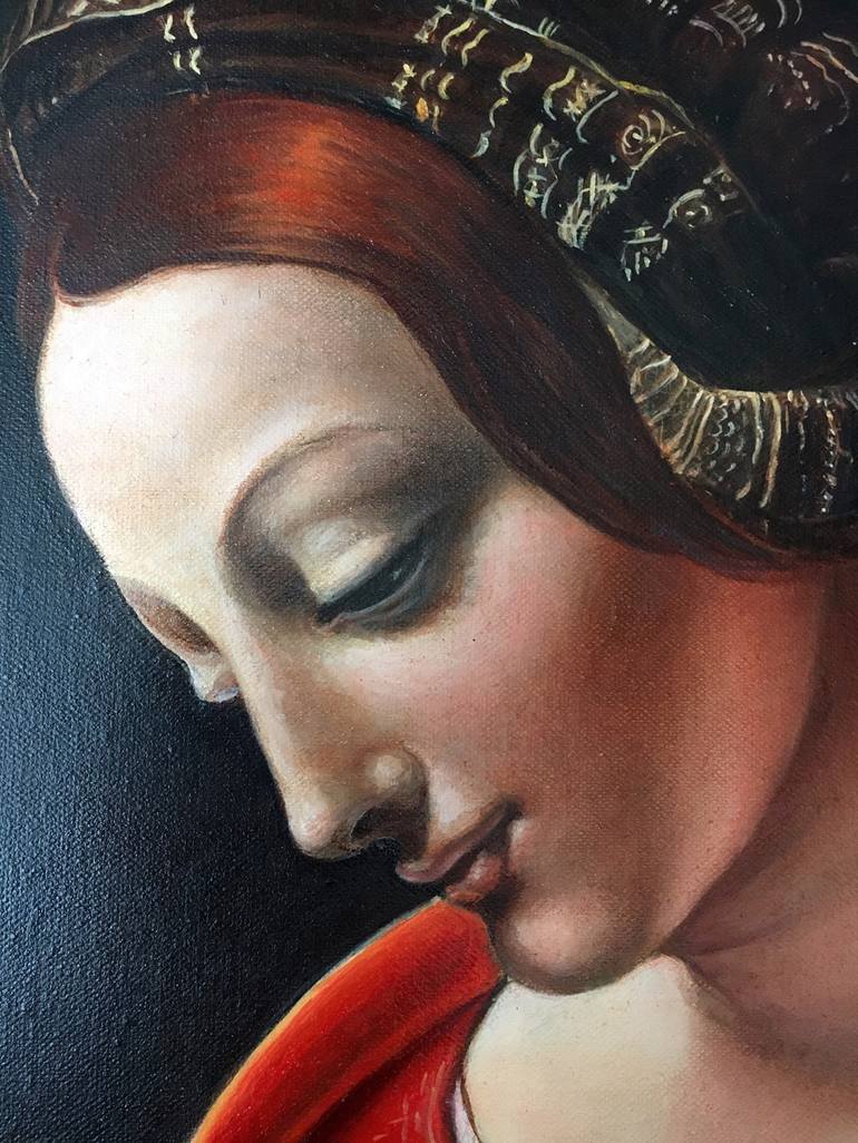 Original Classicism Family Painting by Olga Begisheva K