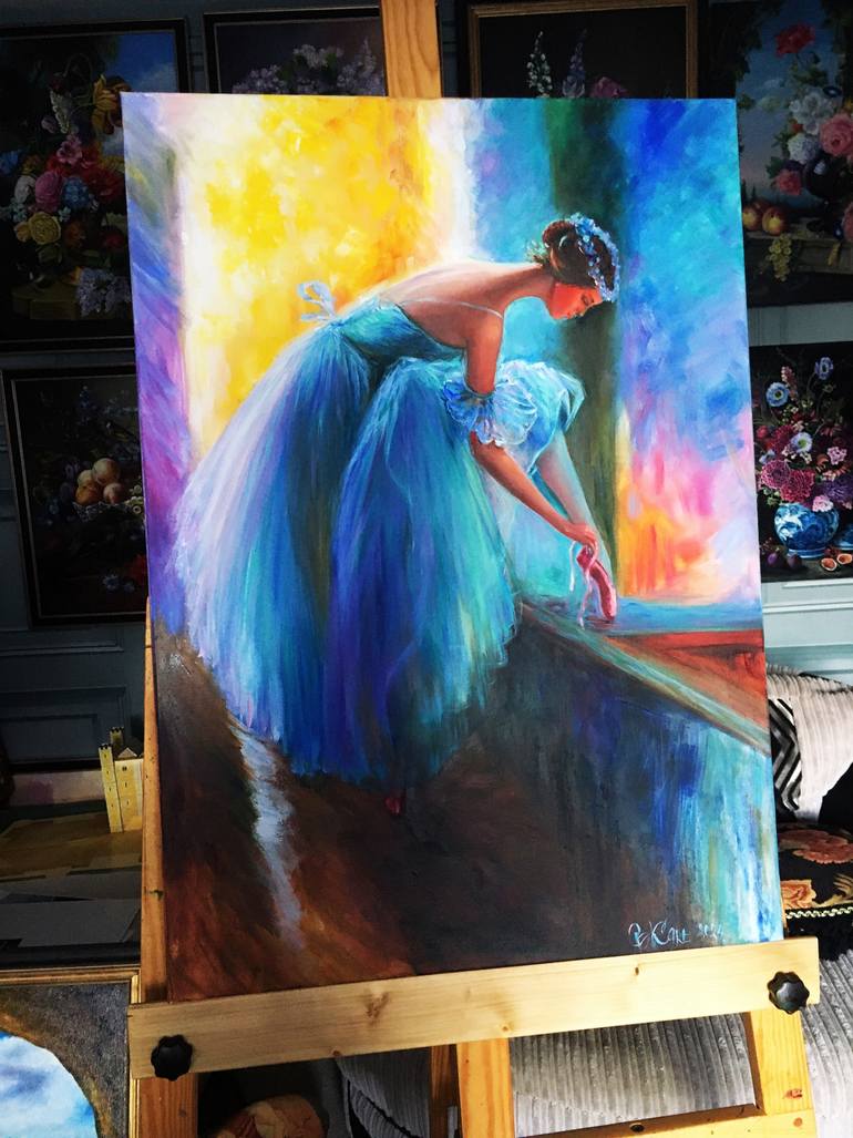 Original Art Deco Body Painting by Olga Begisheva K