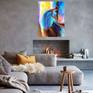 Love for Ballet original painting in living room