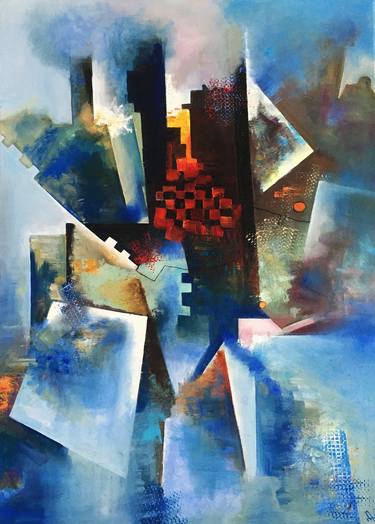 Original Abstract Paintings by Olga Begisheva K