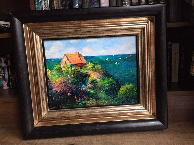 Original Impressionism Seascape Painting by Olga Begisheva K