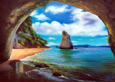 Original Impressionism Seascape Paintings by Olga Begisheva K