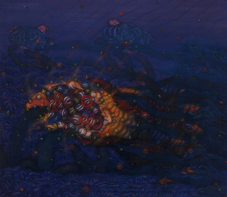 Original Figurative Fantasy Paintings by Alexandr Reznyk