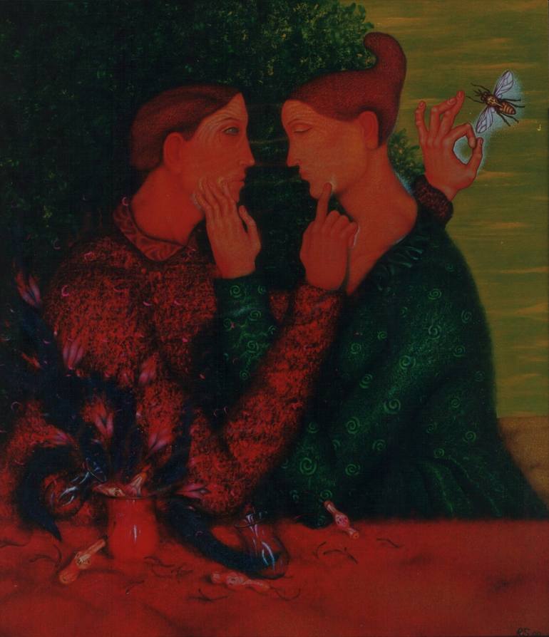 Original Figurative Fantasy Paintings by Alexandr Reznyk