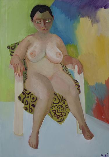 Original Expressionism Nude Paintings by Medea Yankova