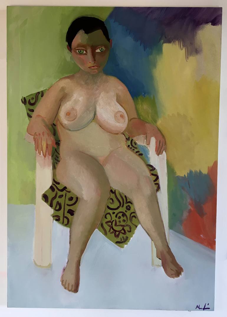 Original Nude Painting by Medea Yankova