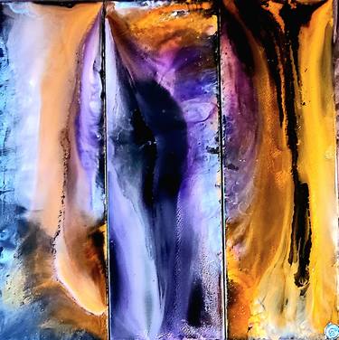 Original Abstract Expressionism Abstract Paintings by Terry Longtin