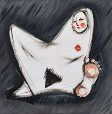 Original Figurative Nude Painting by Dima Boro