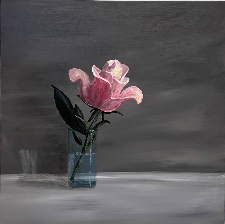 LA ROSE ROSE Painting by Susan Kinsella | Saatchi Art