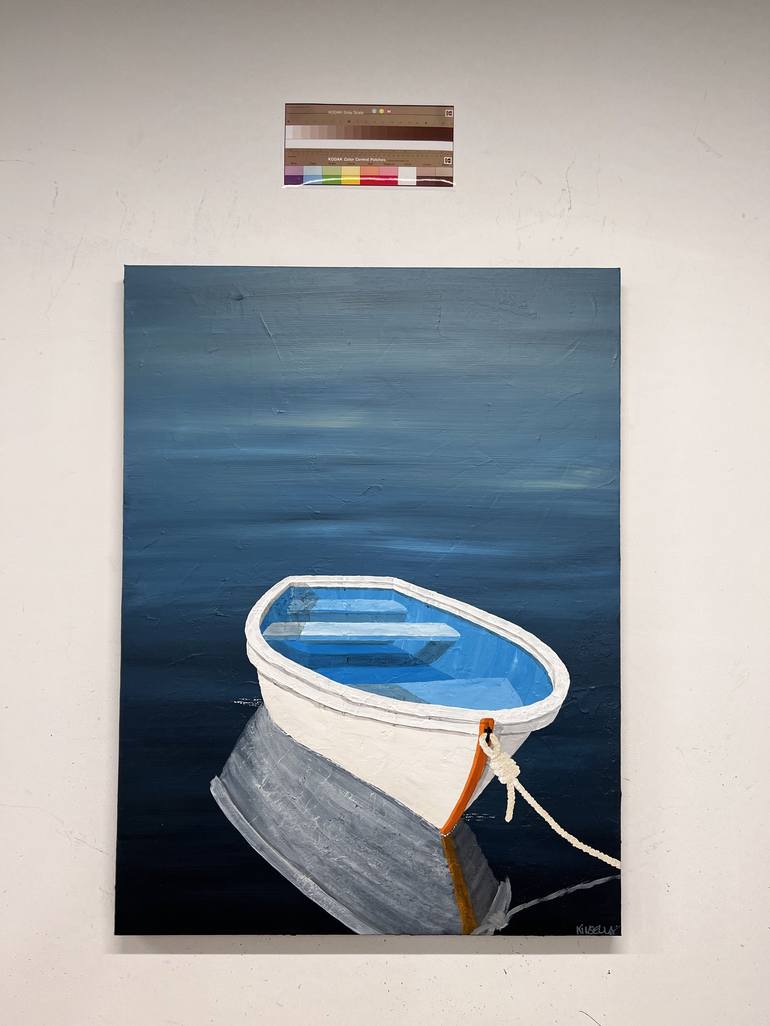 Original Boat Painting by Susan Kinsella