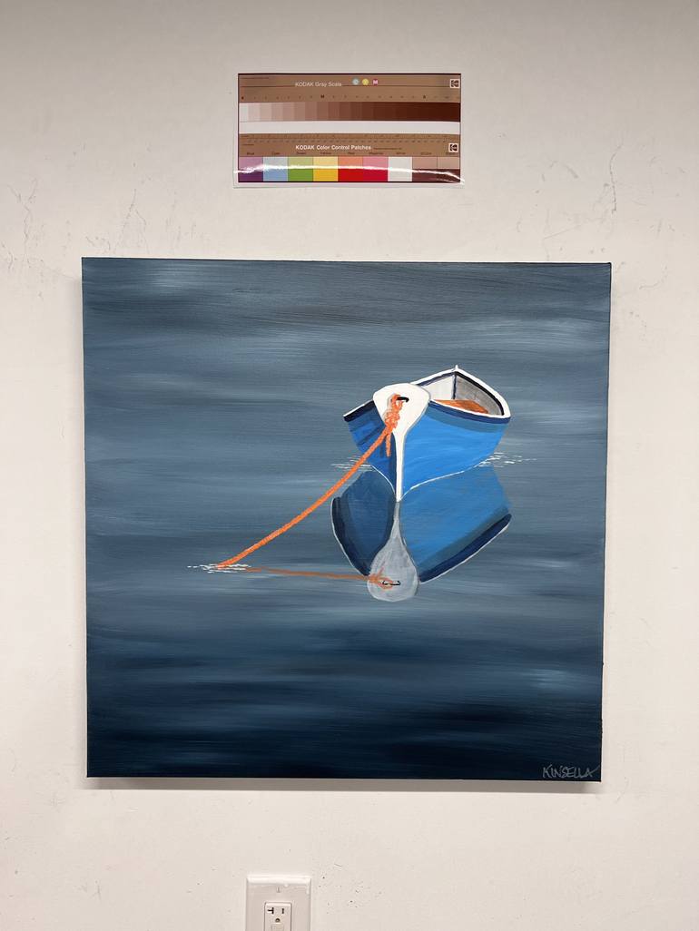 Original Boat Painting by Susan Kinsella