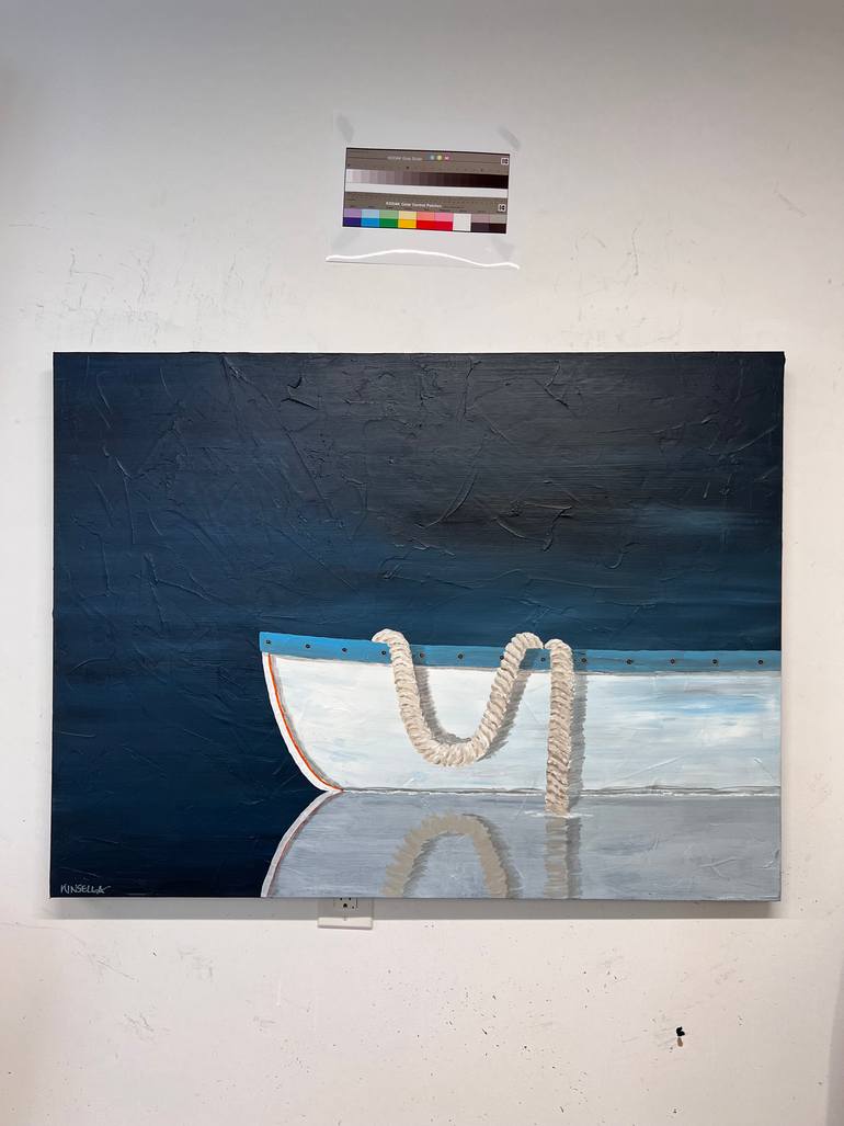 Original Other Boat Painting by Susan Kinsella