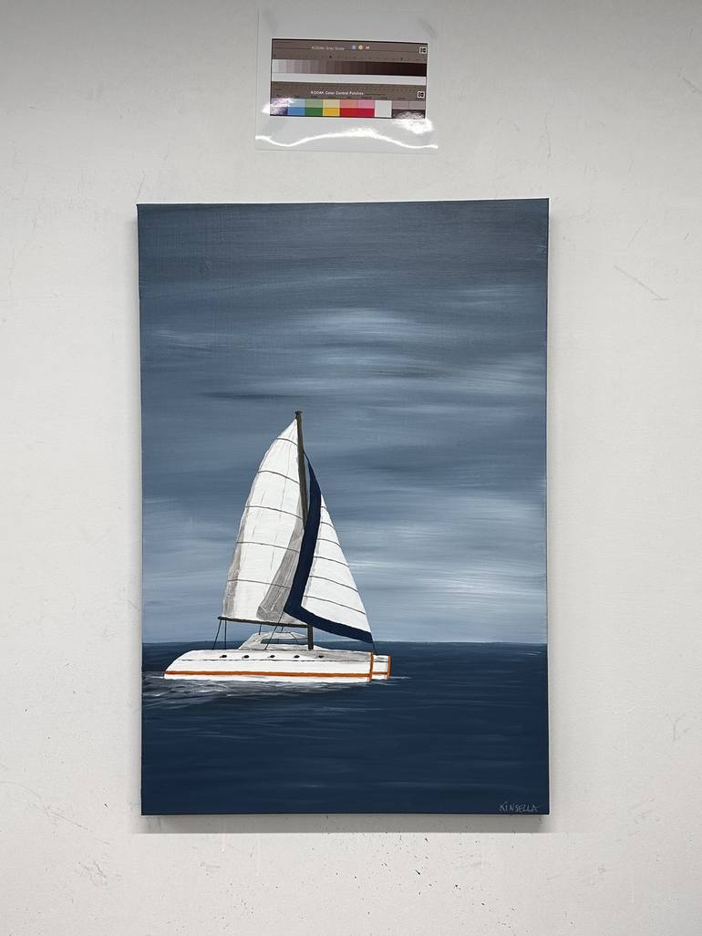 Original Fine Art Boat Painting by Susan Kinsella