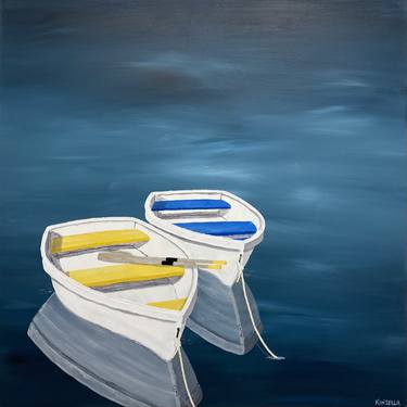 Original Fine Art Boat Paintings by Susan Kinsella
