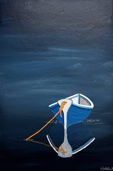 Original Fine Art Boat Painting by Susan Kinsella