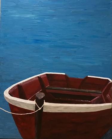 Print of Fine Art Boat Paintings by Susan Kinsella