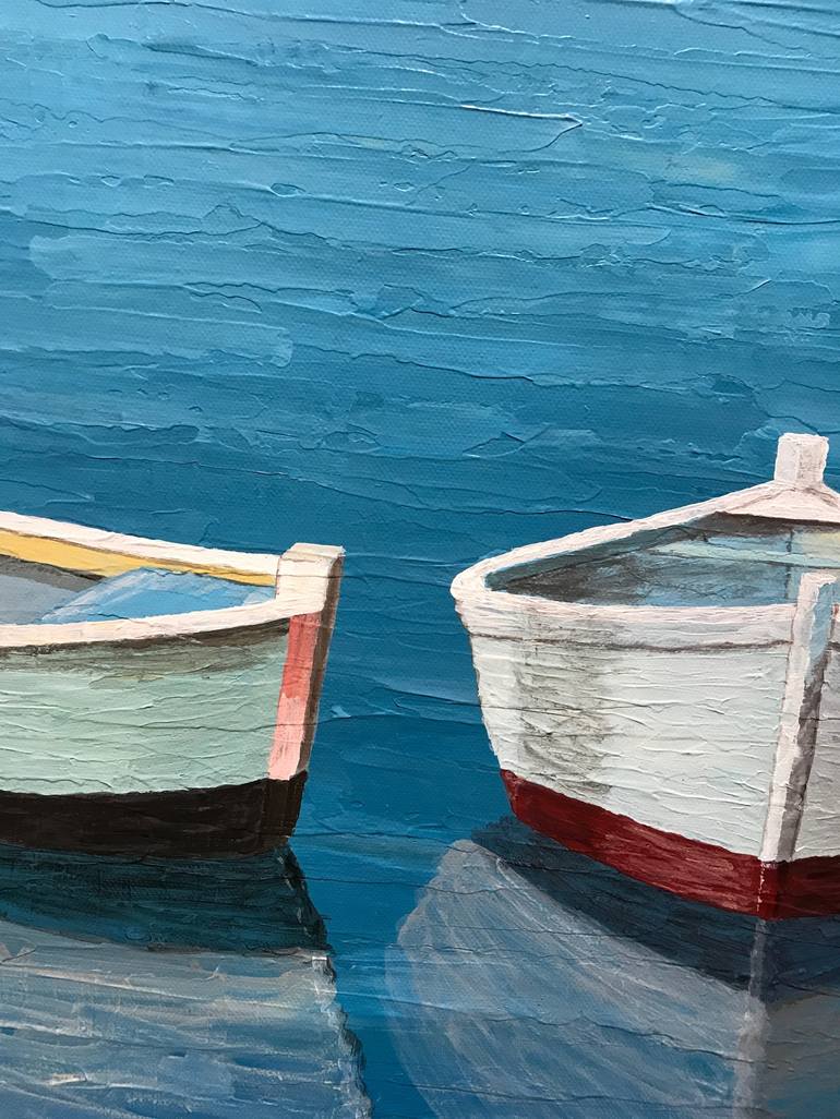 Original Figurative Boat Painting by Susan Kinsella