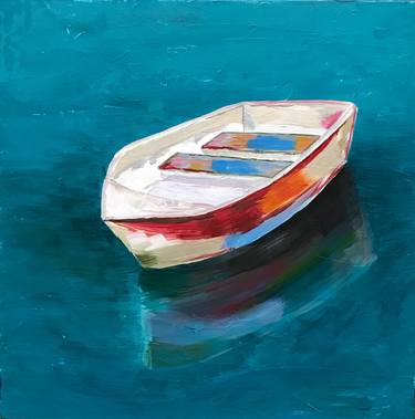 Print of Figurative Boat Paintings by Susan Kinsella