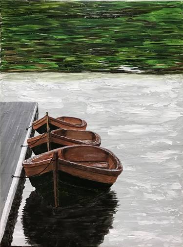 Print of Boat Paintings by Susan Kinsella