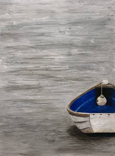 Print of Impressionism Boat Paintings by Susan Kinsella