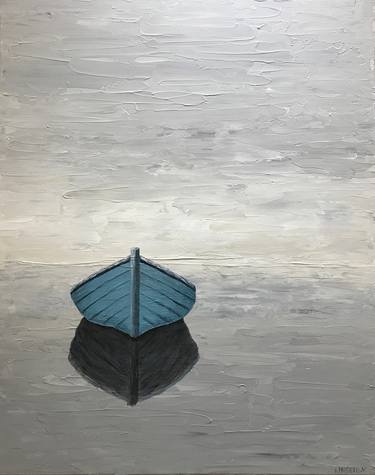 Print of Figurative Boat Paintings by Susan Kinsella