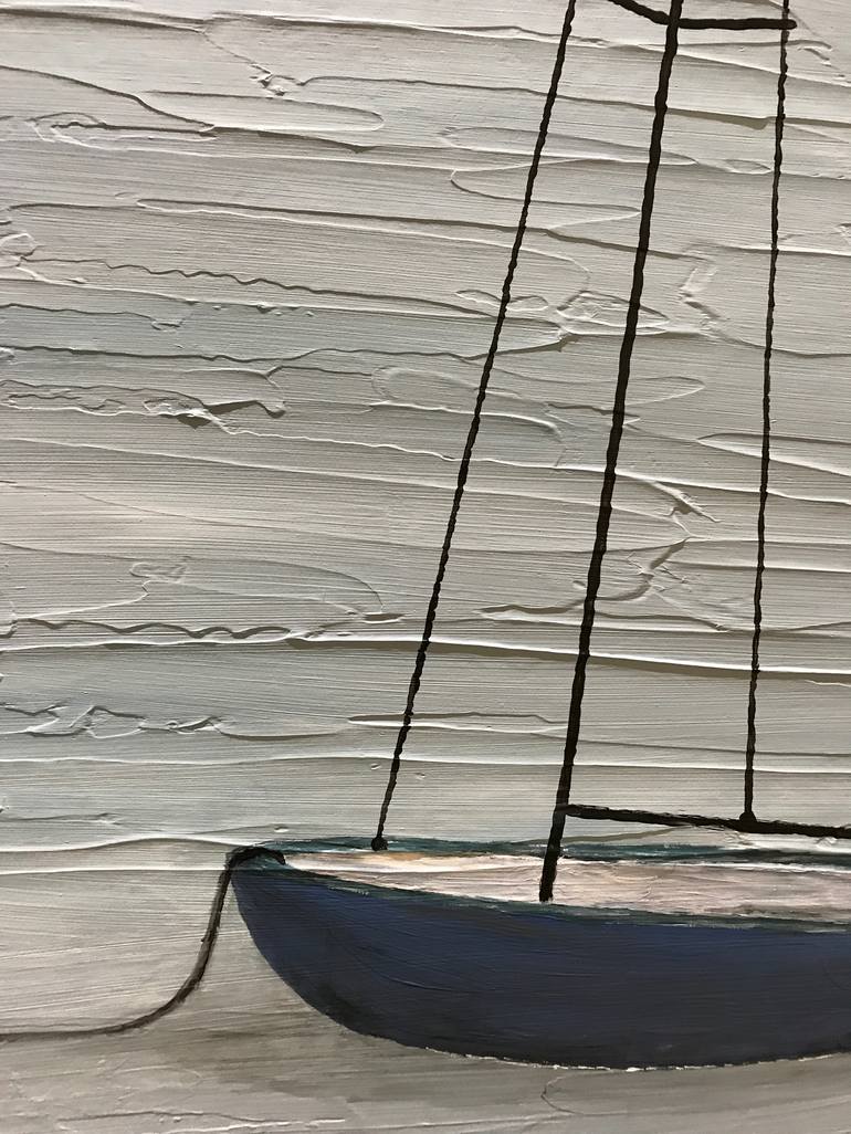 Original Figurative Sailboat Painting by Susan Kinsella