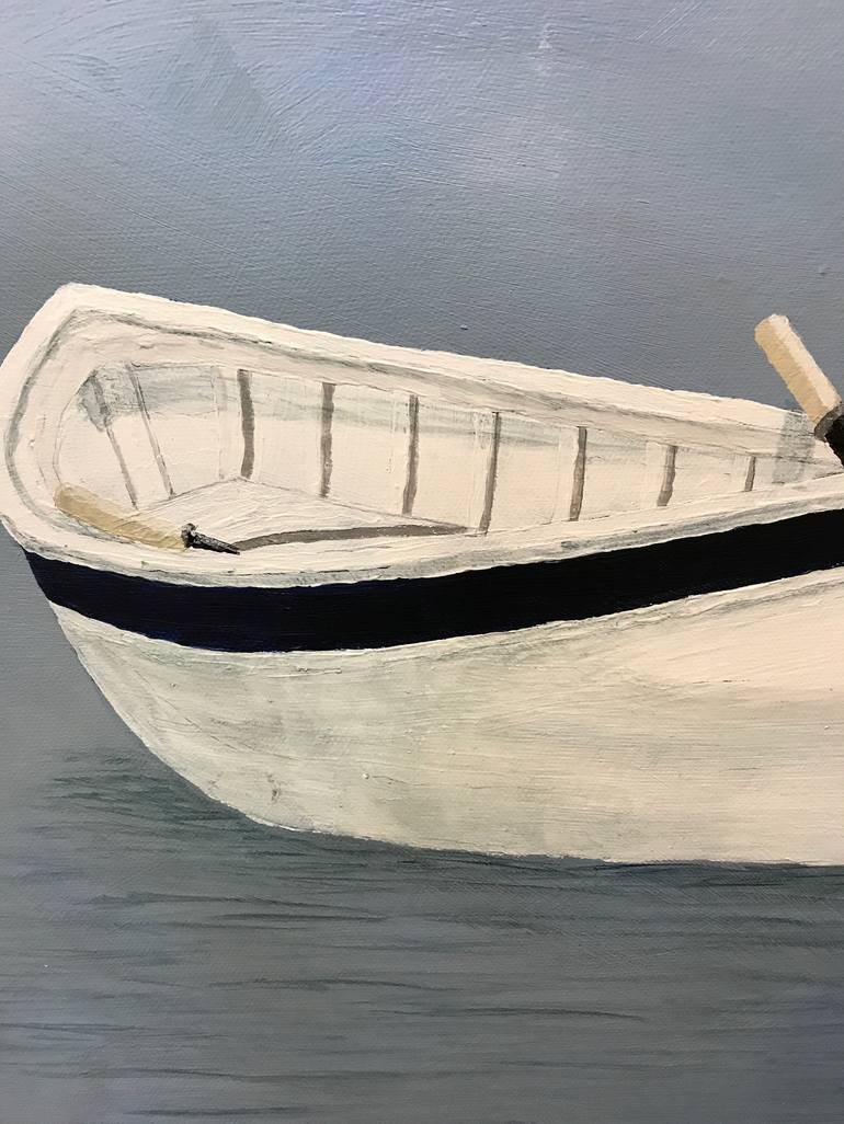 Original Fine Art Boat Painting by Susan Kinsella