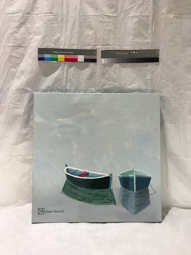 Original Fine Art Boat Painting by Susan Kinsella