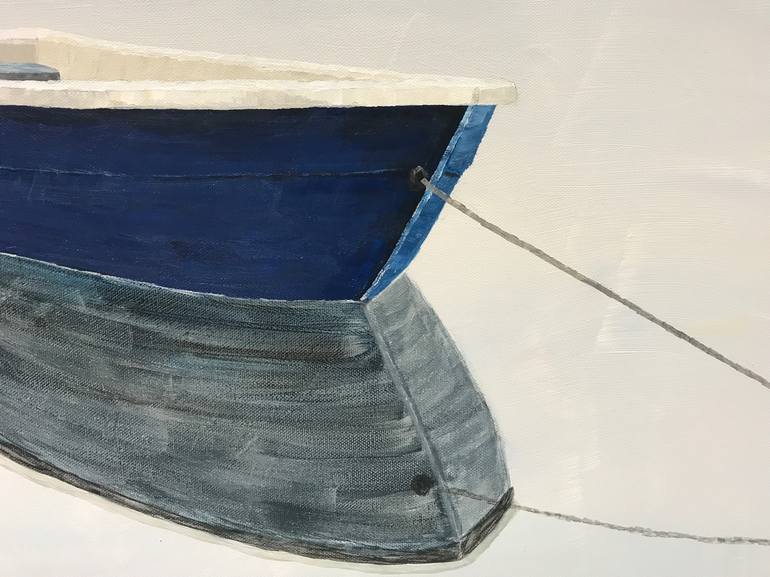 Original Fine Art Boat Painting by Susan Kinsella