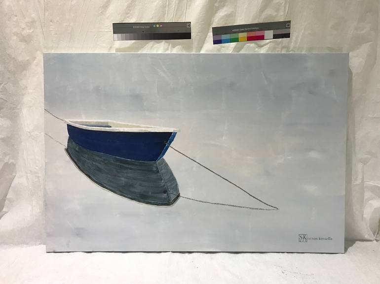 Original Fine Art Boat Painting by Susan Kinsella