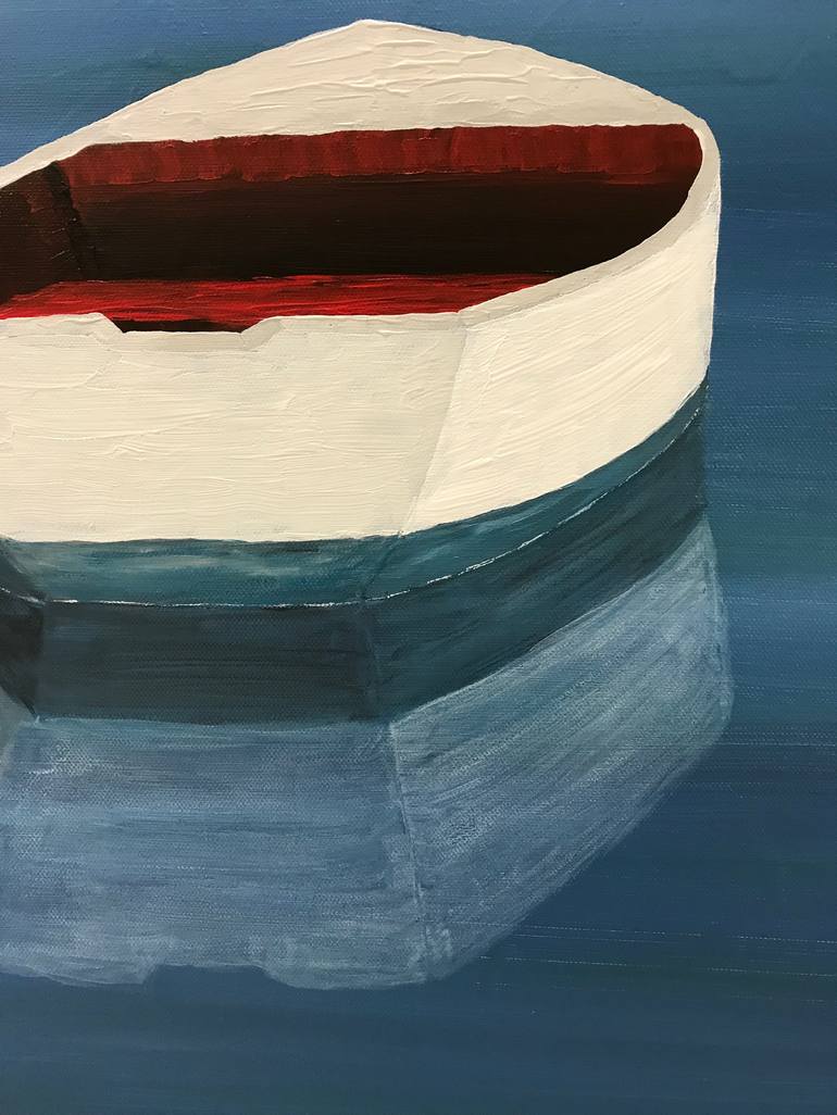 Original Fine Art Boat Painting by Susan Kinsella