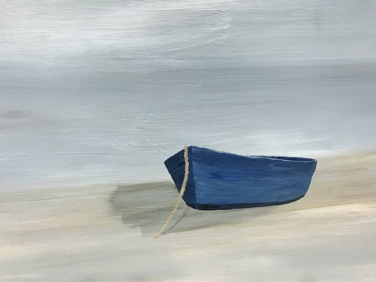 Original Fine Art Boat Painting by Susan Kinsella