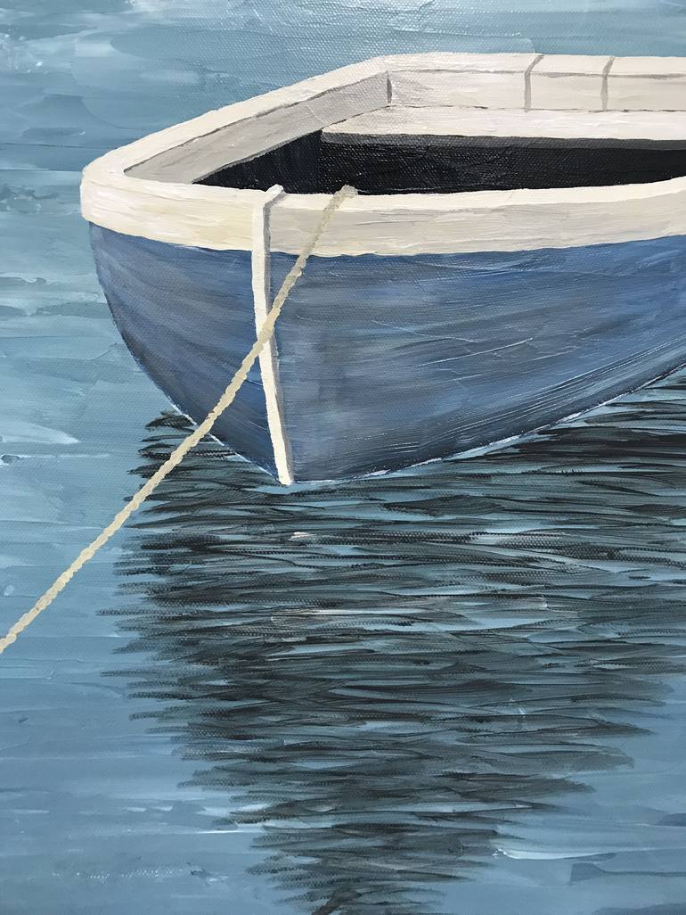 Original Fine Art Boat Painting by Susan Kinsella