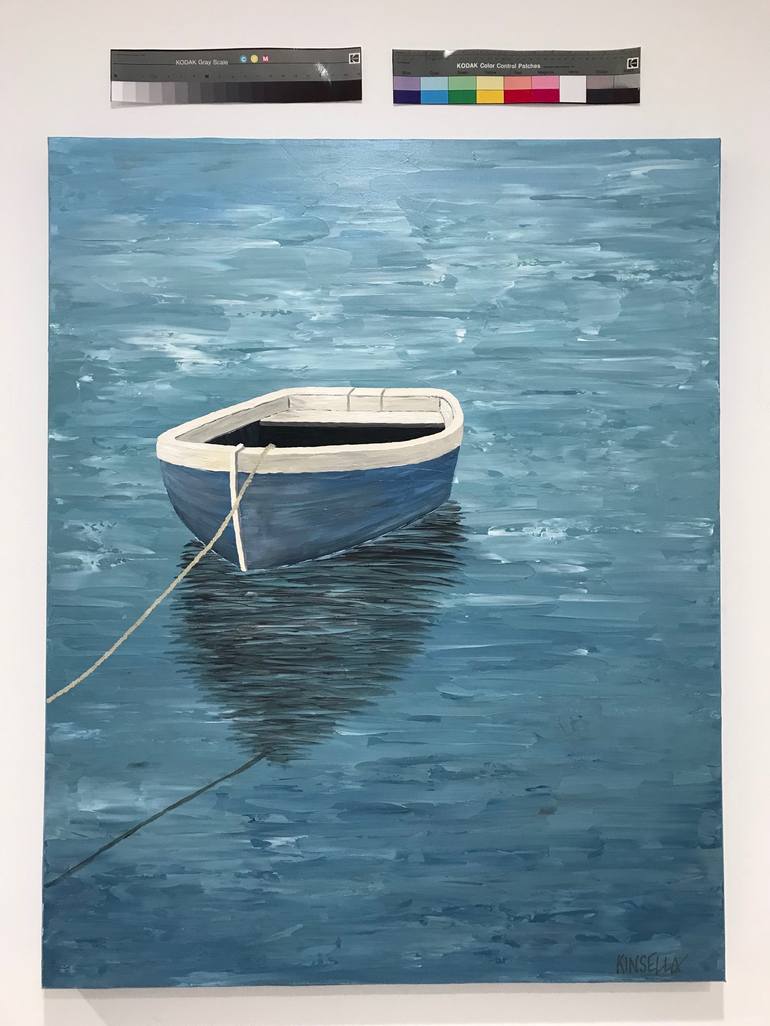 Original Fine Art Boat Painting by Susan Kinsella