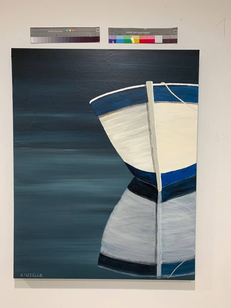 Original Fine Art Boat Painting by Susan Kinsella